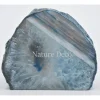 Agaat waxinelichthouder theelichthouder 8-10cm hoog Blauw