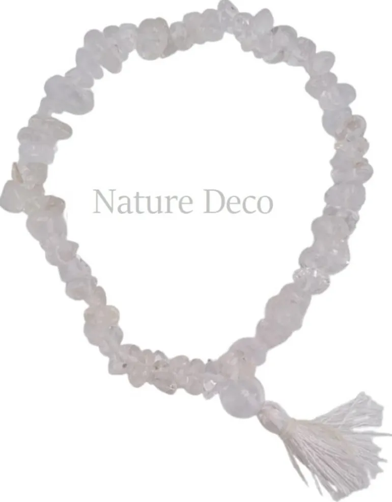 Armband Bergkristal met flos
