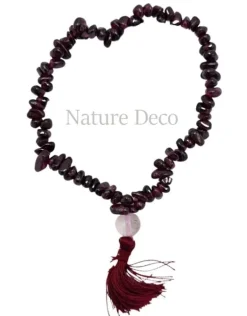 Armband Granaat met flos