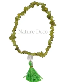 Armband Peridoot met flos