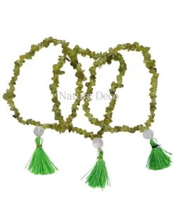 Armband Peridoot met flos