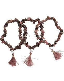 Armband Rhodoniet met flos