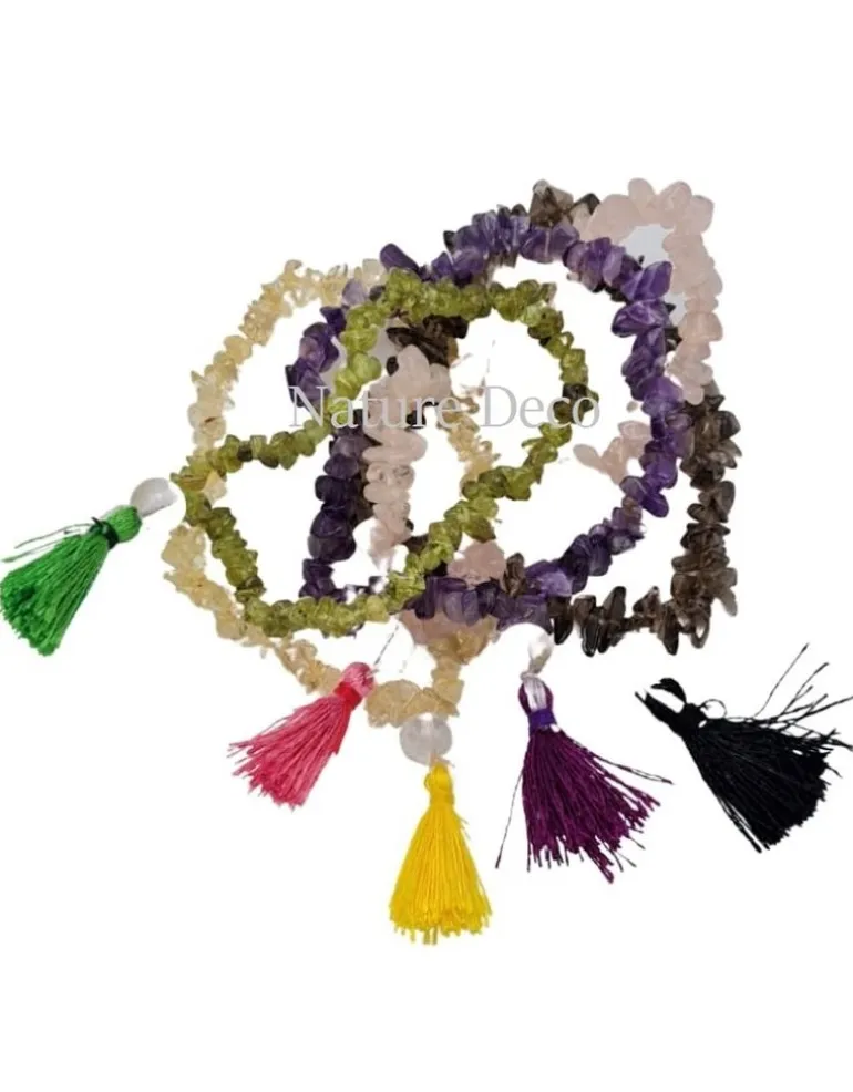 Armband Rozekwarts met flos