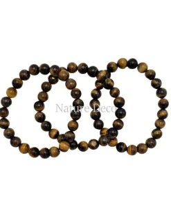 Armband Tijgeroog bol 8mm