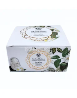 Aromatherapie edelsteen kaars Spiritual Balance Jasmine