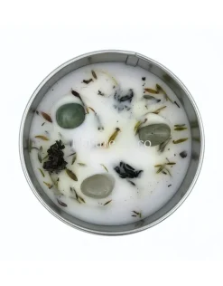 Aromatherapie edelsteen kaars Good Luck Patchouli