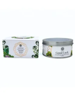 Aromatherapie edelsteen kaars Good Luck Patchouli