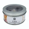 Aromatherapie edelsteen kaars Love Rose
