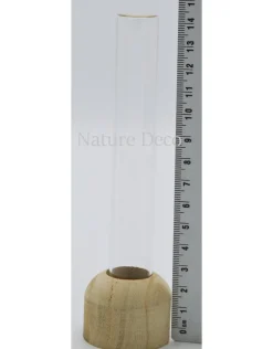 Cilinder Glas hout S