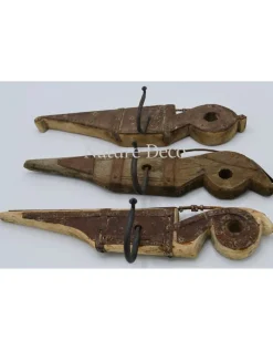 Kapstok hout/ijzer