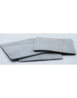 Koeienhuid onderzetter vierkant 9,5cm