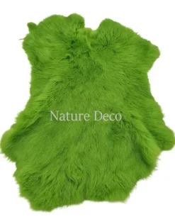 Konijnenvacht licht groen