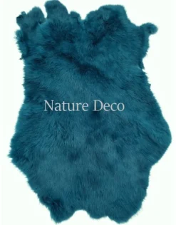 Konijnenvacht turquoise