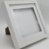 Luxe 3D lijst groot wit 22 x 22cm