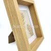 Luxe 3D lijst rechthoek extra dik middel naturel 22 x 17 x 4,5 cm