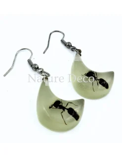Mier oorbellen "glow in the dark" 5 x 2 x 0,7 cm
