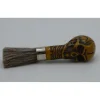 scheer kwast met schedel bruin