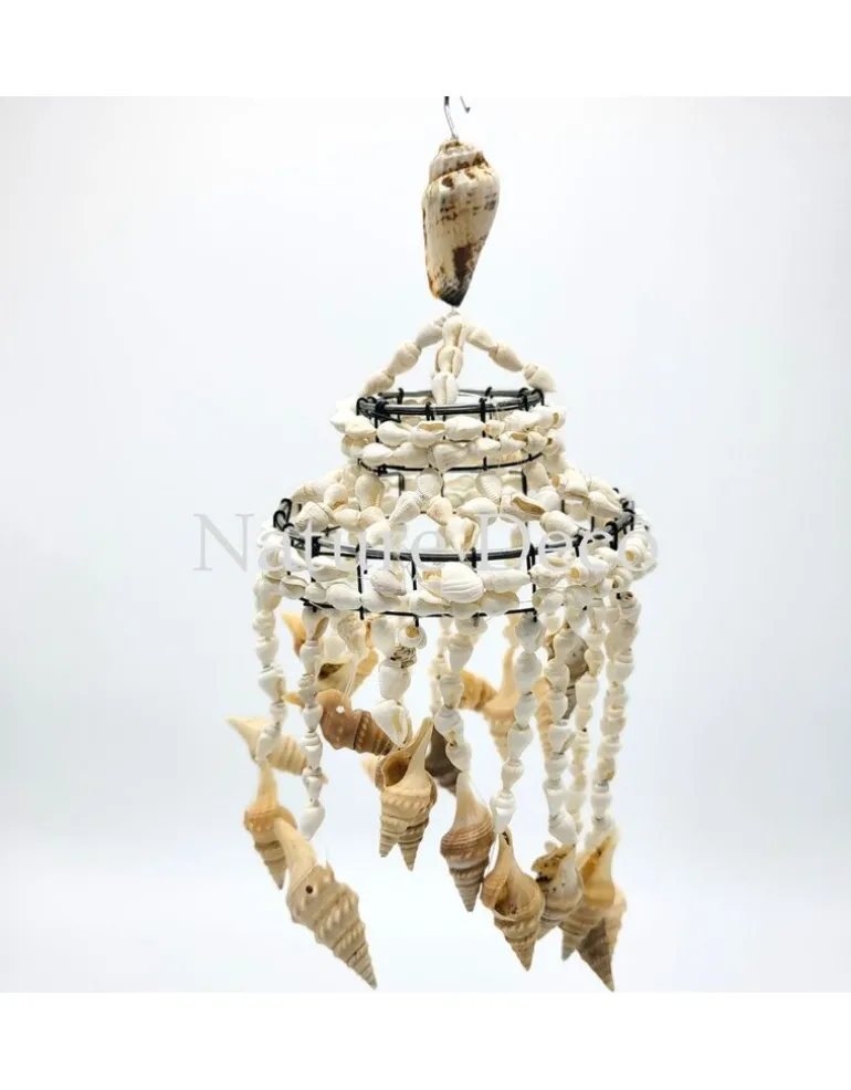 Schelpen mobiel "ocean breeze" 10 x 24cm