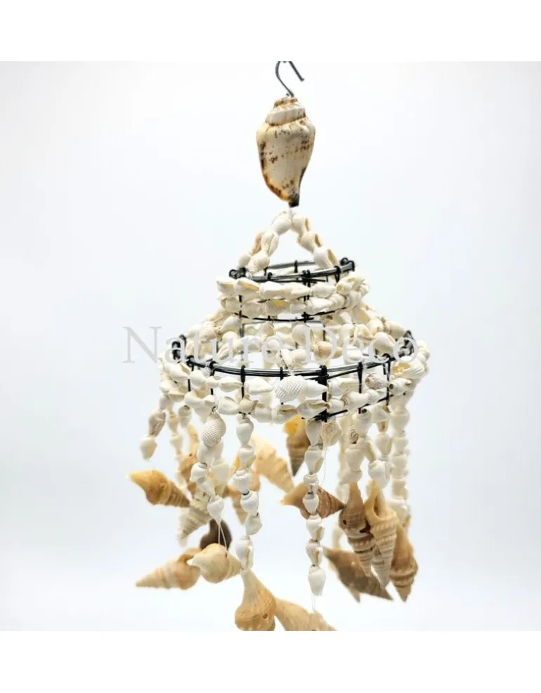 Schelpen mobiel "ocean breeze" 10 x 24cm