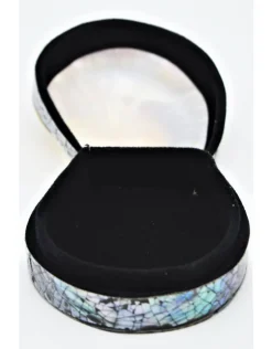 Schelpendoosje bruin/goud