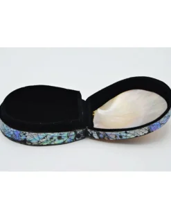 Schelpendoosje bruin/goud