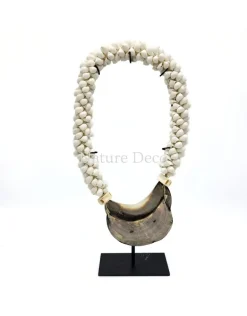 Schelpenketting op voet #4