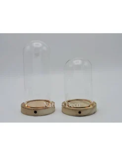 Stolp blanco wood LED 10x20,5cm ACTIEPRIJS!