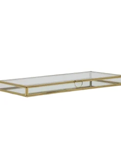Vitrine box goud 40x18x3 cm