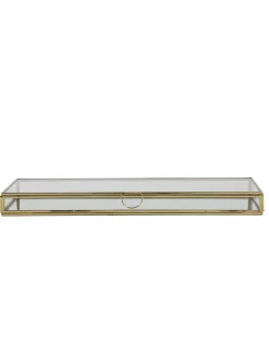 Vitrine box goud 40x18x3 cm