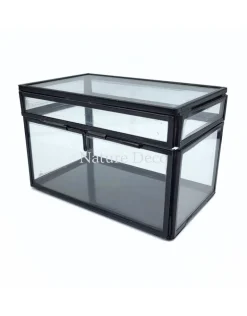 Vitrine box zwart middel 8,5 x 13,5 x 8,5 cm