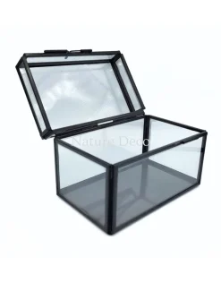 Vitrine box zwart middel 8,5 x 13,5 x 8,5 cm